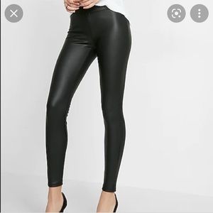Express Vegan Faux Leather Leggings